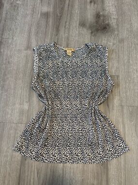 Sleeveless Leopard Print Top